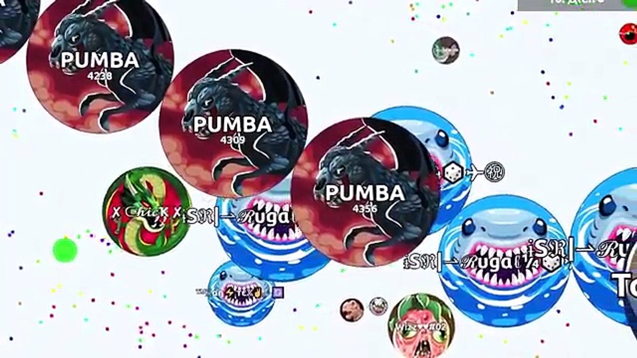 Agar.io POWER OF EDITING / EPIC SAME SIZE POPSP...