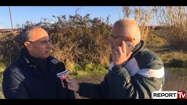 Report TV - Përmbytjet në Fier, Prefekti Bala:Jemi duke bërë menaxhimin e situatës