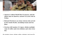 America's Oldest Living WWII Veteran Turns 112, Still Smokes 12 Cigars A Day