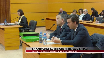 Komisioni i Disiplinor shkarkon komisionerin publik, Herald Saraçi - News, Lajme - Vizion Plus