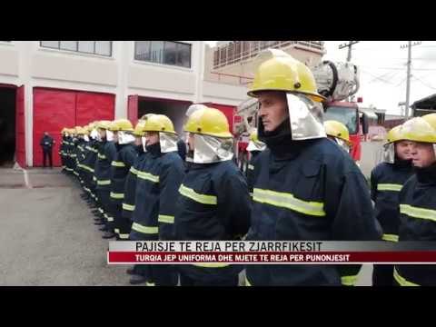 Pajisje të reja për zjarrfikësit - News, Lajme - Vizion Plus