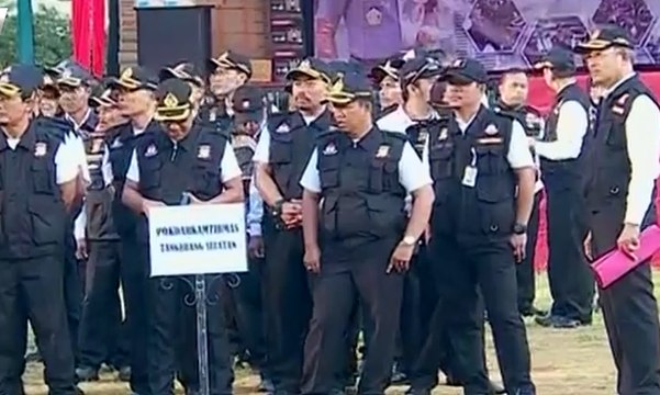 Gelar Apel, Pokdarkamtibmas Dukung Polri Berantas Terorisme