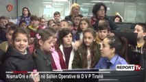 Report TV - Policia e Tiranës hap dyert për nxënësit
