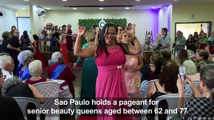 Age cannot wither Brazilian seniors in beauty contest
