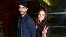 Neha Dhupia & Angad Bedi leave for Honeymoon | FilmiBeat