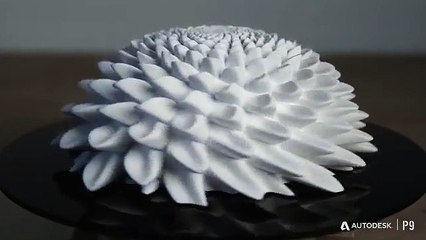 At first glance it only looks like a sculpture but when it starts to rotate ... the magic begins!