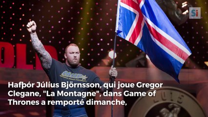 Thor Björnsson de Game of Thrones est l'homme le plus fort du monde