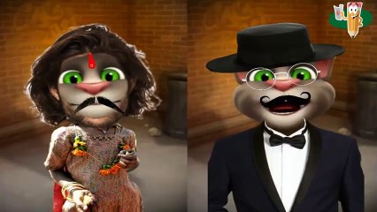 गरीब - अमीर नोक झोक मजेदार कॉमेडी वीडियो ! टॉकिंग टॉम देसी फनी !