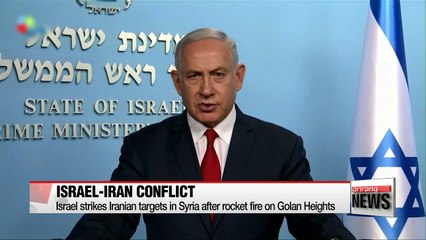 Israel strikes Iranian targets in Syria after rocket fire on Golan Heights