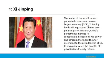 World's Most Powerful People by Livio Andrea Acerbo