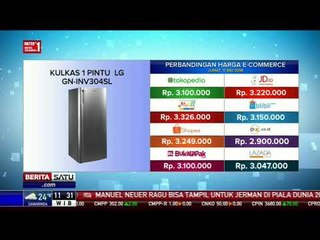 Descargar video: Perbandingan Harga E-Commerce: Kulkas 1 Pintu LG GN-INV304SL