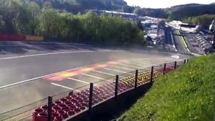 El terrorífico accidente que no se vio en Spa: el coche voló