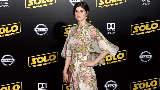 Alexandra Daddario Solo: A Star Wars Story World Premiere Red Carpet