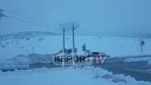 Report TV - Situata nga reshjet e dëborës në aksin aksin Pogradec- Qafë Thanë