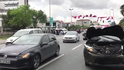 Fatih'te Trafik Kazası: 1 Yaralı