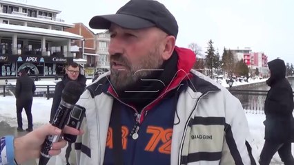 Bora paralizoi Strugën dhe fshatrat përreth