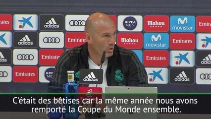 Zidane: "On disait que j'étais incompatible avec Djorkaeff"