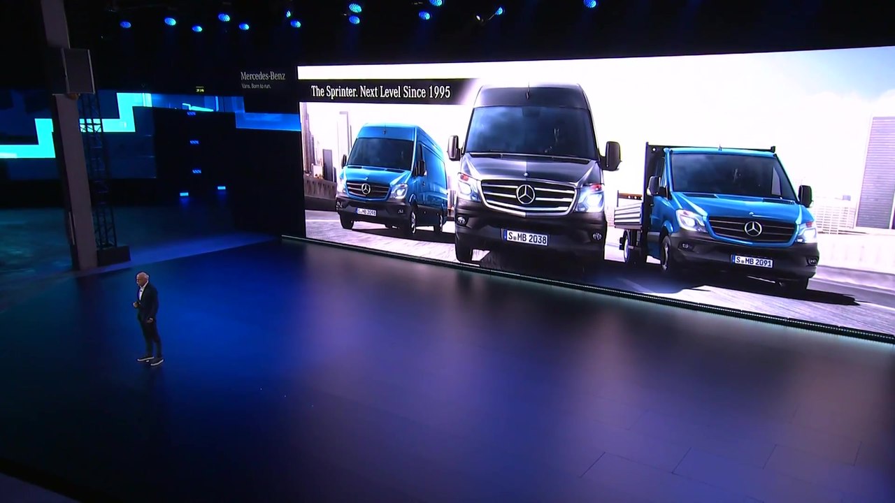 Weltpremiere des neuen Mercedes-Benz Sprinter - Rede Dr. Dieter Zetsche