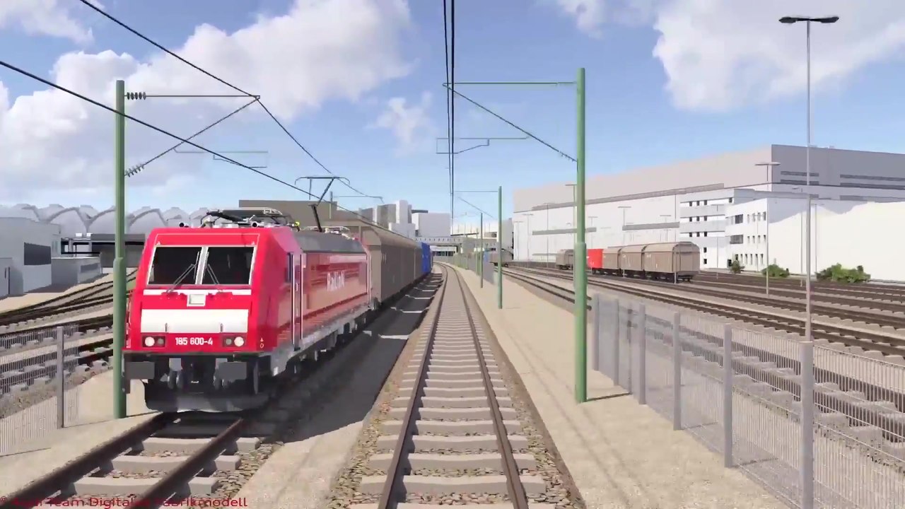 Bahnhalt Ingolstadt Audi Animation