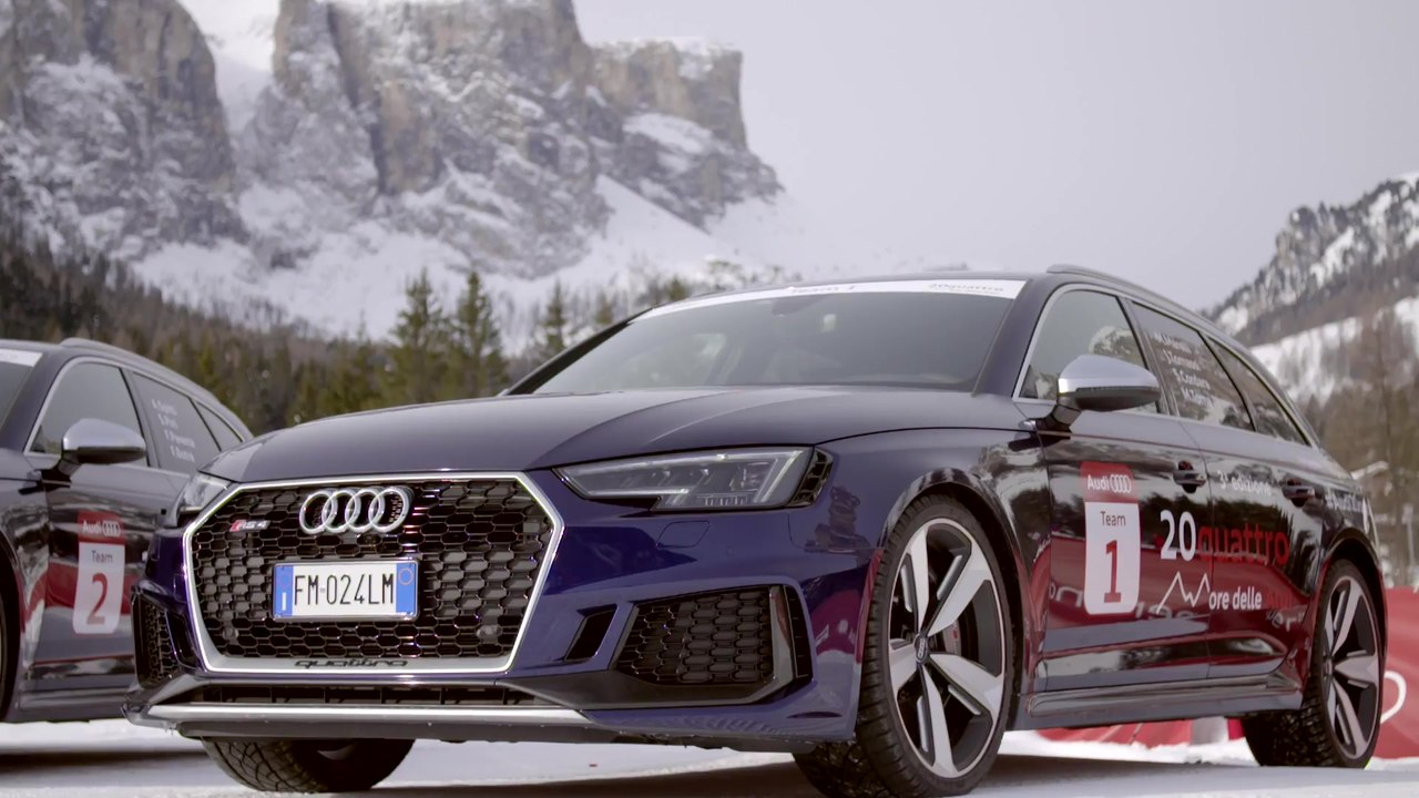 Zuverlässigkeit und Leistung Audi Sport gewinnt die 20 Stunden der Alpen 2018