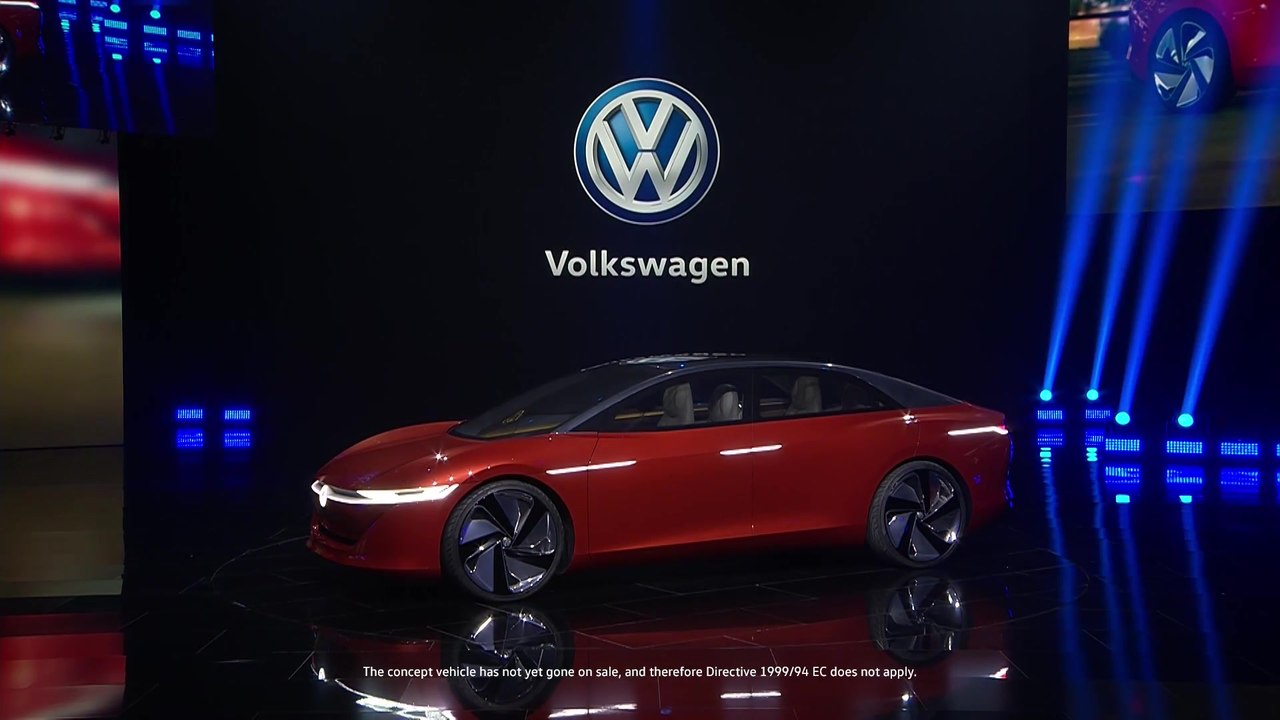 Die neue Volkswagen I.D. Vizzion Premiere am Vorabend von Auto China 2018