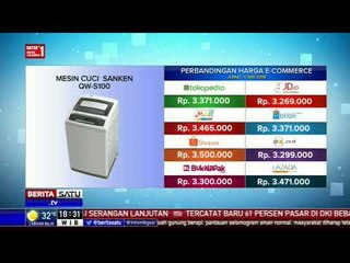 Perbandingan Harga E-Commerce: Mesin Cuci Sanken QW-S100