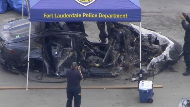 An investigation is underway after a Tesla electric car killed two teenagers in Florida,