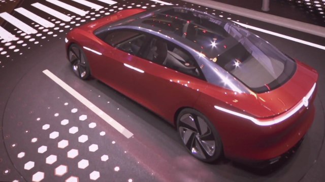 Volkswagen presented the I.D. Vizzion Concept at the 2018 Geneva International Motor Show