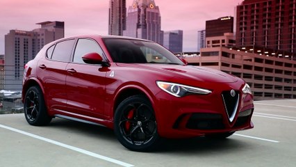 2018 Alfa Romeo Stelvio Quadrifoglio Design on the track