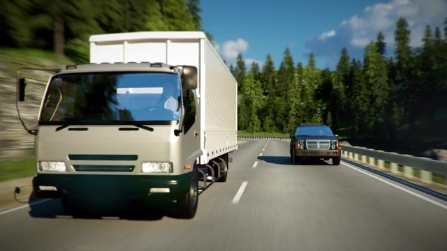 New Volvo V60 - oncoming collision mitigation by braking - animation