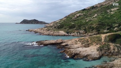 Le Cap Taillat vu du ciel, huit mois après les incendies