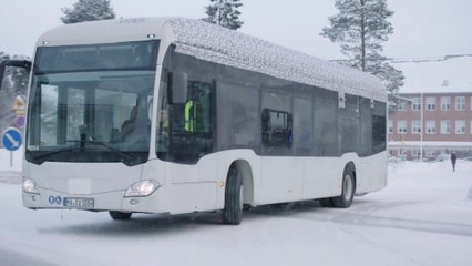 Full Electric Mercedes-Benz Citaro - Winter Testing