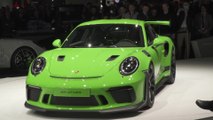 Porsche presented the new 911 GT3 RS at the 2018 Geneva International Motor Show