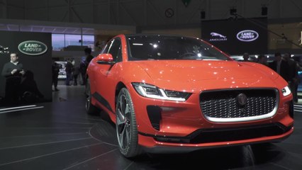 Jaguar I-Pace presented at the 2018 Geneva Motor Show