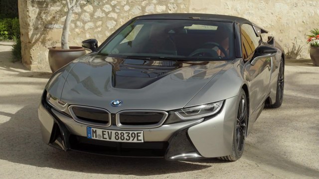 The new BMW i8 Roadster Donington Grey Exterior Design