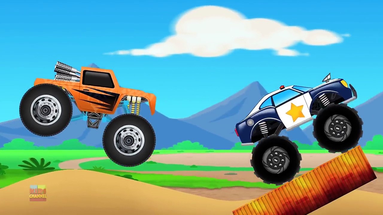 Monster Truck - Learning Colors Video for Kids - Car Wash for Children -  video Dailymotion
