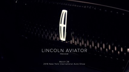 Lincoln Aviator Preview Teaser