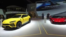 The New Lamborghini Stand at the 2018 Geneva Motor Show