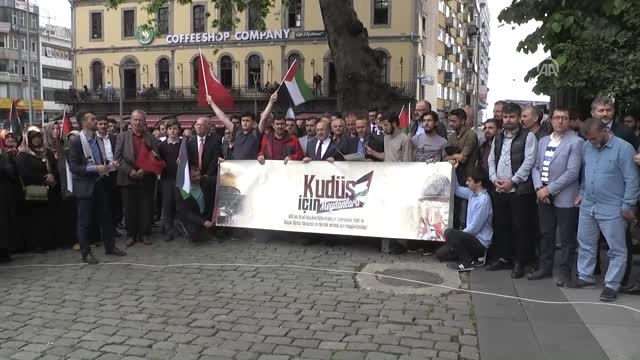 ABD'nin İsrail Büyükelçiliğini Kudüs'e Taşımasına Tepki