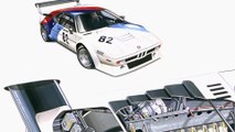 40 years of BMW M1 - Technical Drawing