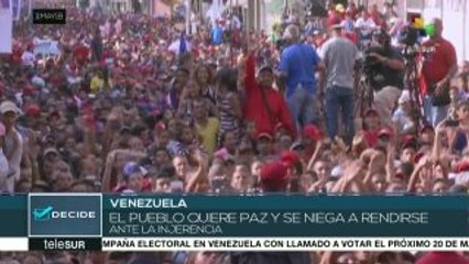 Maduro sigue liderando intención de voto en Venezuela con el 48%