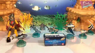 11 SUPER GORGEOUS SEA ANIMALS TOYS 3D PUZZLES for kids – Shark Marine Iguana Whale Shark