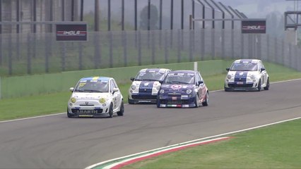 Two victories for italian driver Barberini in the Abarth Selenia Trophy at Imola