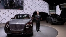 Bentley Press conference at 2018 Geneva Motor Show