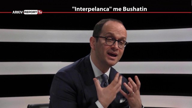 REPORT TV, 5 PYETJE NGA BABARAMO I FTUAR DITMIR BUSHATI PJESA E DYTE