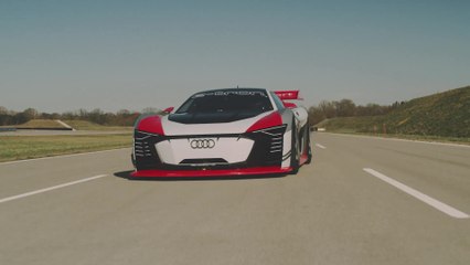 Gran Turismo - virtual Audi E-Tron presentation