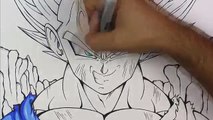 Drawing Majin Vegeta | Goku | SSJ2 | Dragonball Z | TolgArt