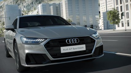 Audi A7 Animation predictive efficiency assistant with pACA