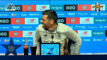 Desafio de Sérgio Conceição a um jornalista