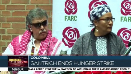 FARC Party Leader Jesus Santrich Ends Hunger Strike